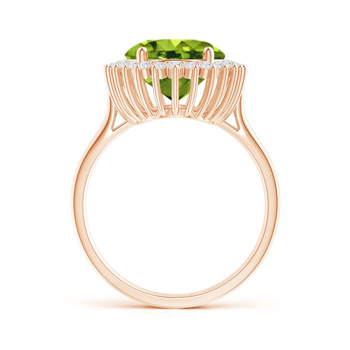 AAAA - Peridot / 5.14 CT / 14 KT Rose Gold