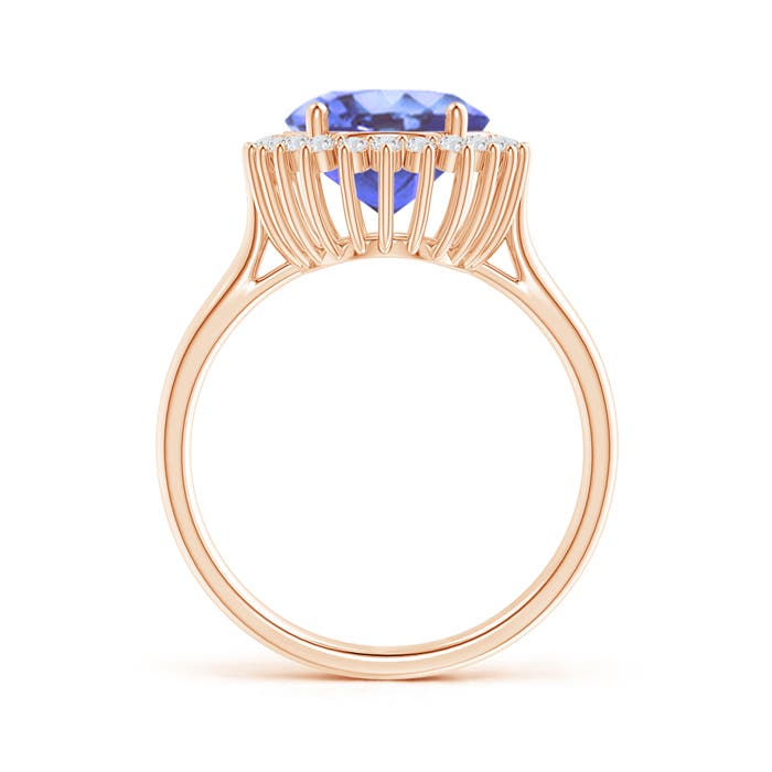 A - Tanzanite / 3.74 CT / 14 KT Rose Gold