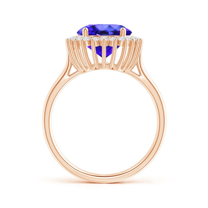 AAA - Tanzanite / 3.74 CT / 14 KT Rose Gold