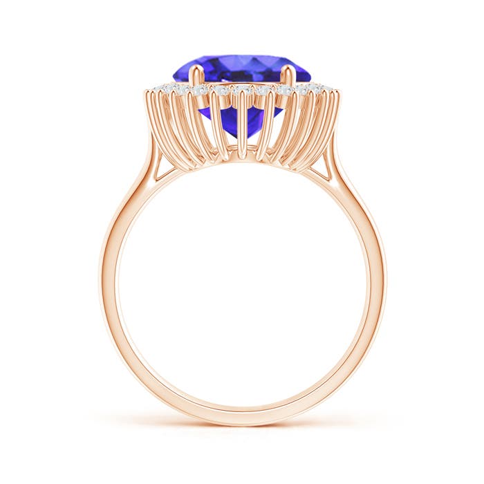 AA - Tanzanite / 6.34 CT / 14 KT Rose Gold