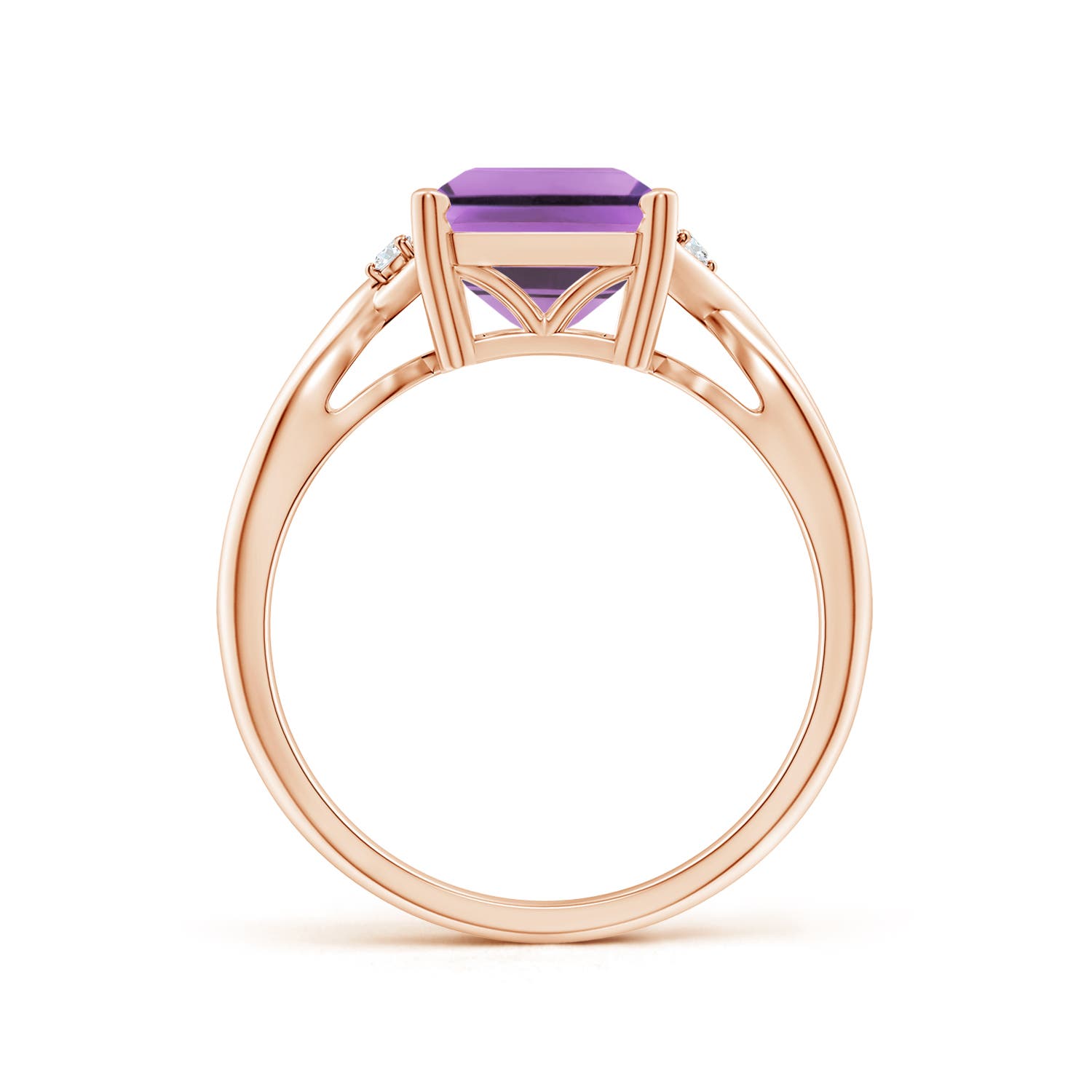 A - Amethyst / 2.93 CT / 14 KT Rose Gold