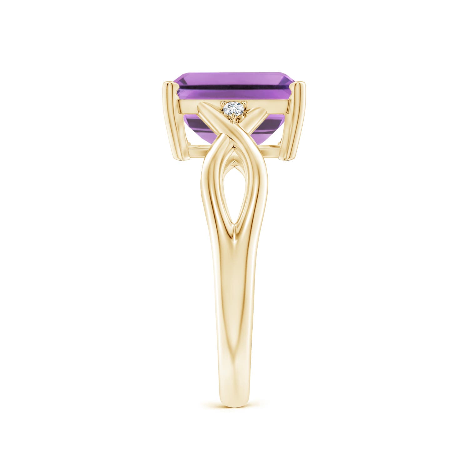 A - Amethyst / 2.93 CT / 14 KT Yellow Gold