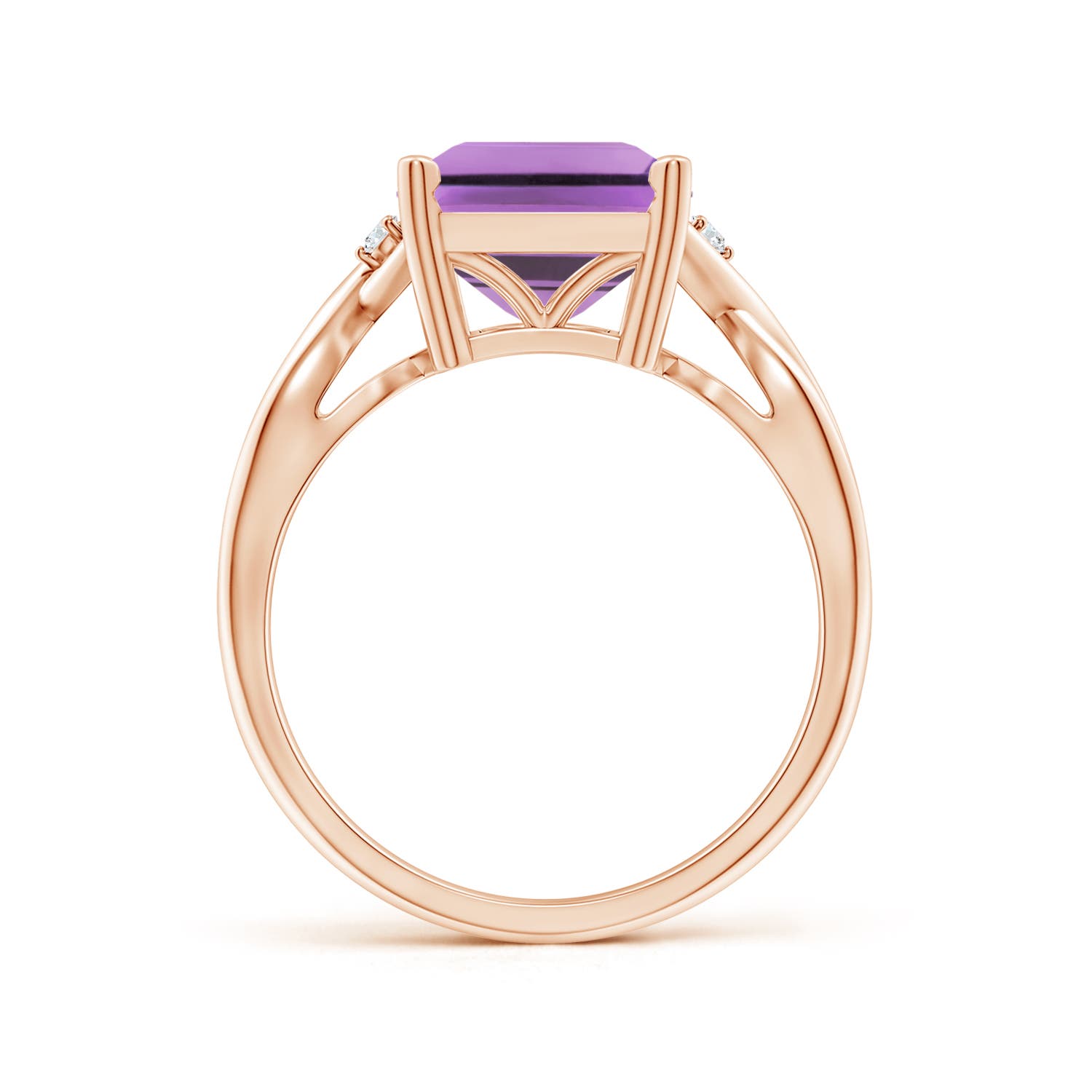 A - Amethyst / 4.03 CT / 14 KT Rose Gold