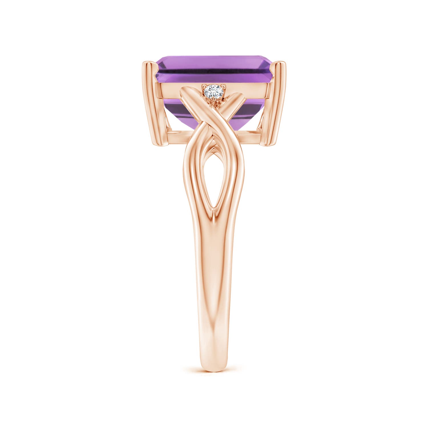 A - Amethyst / 4.03 CT / 14 KT Rose Gold