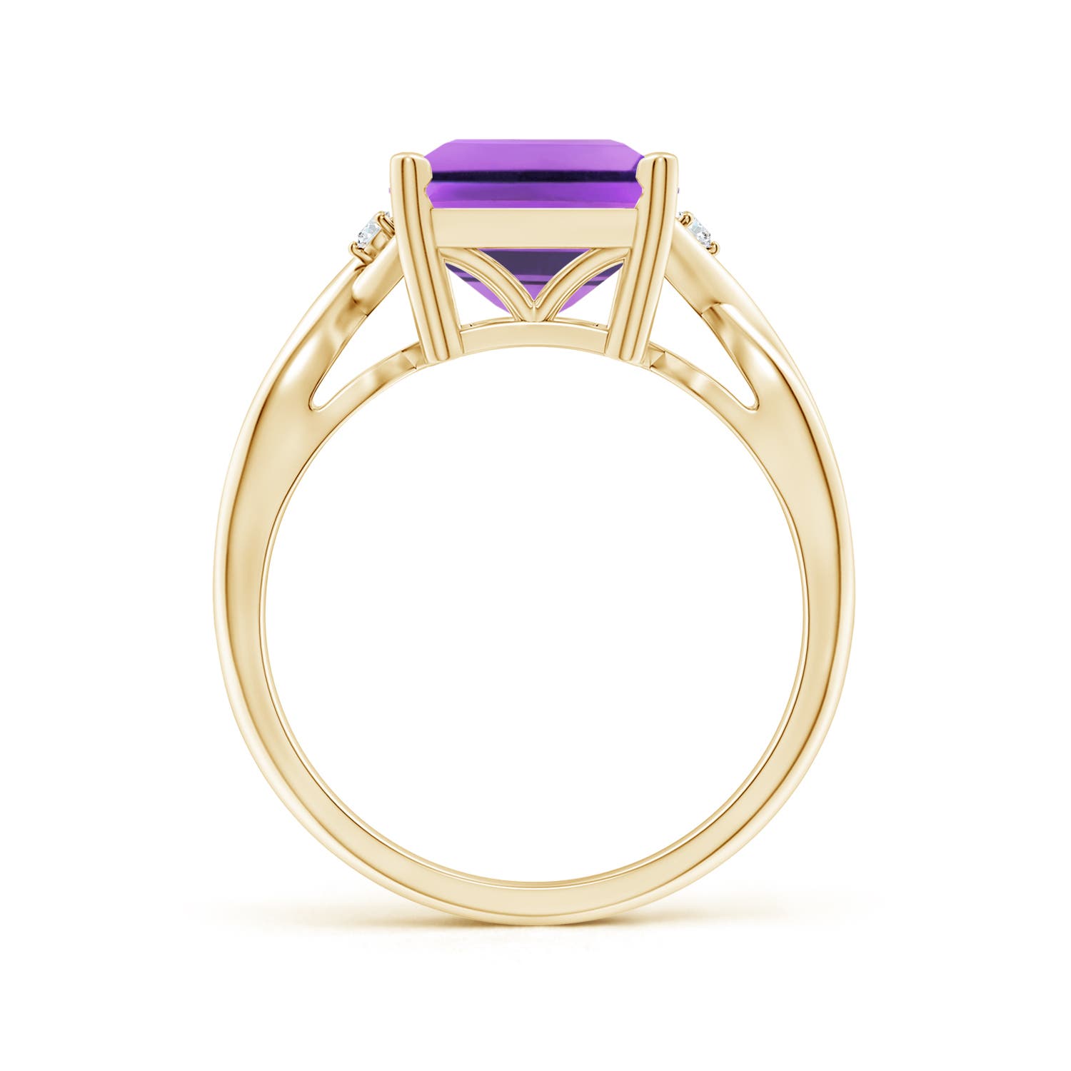 AA - Amethyst / 4.03 CT / 14 KT Yellow Gold