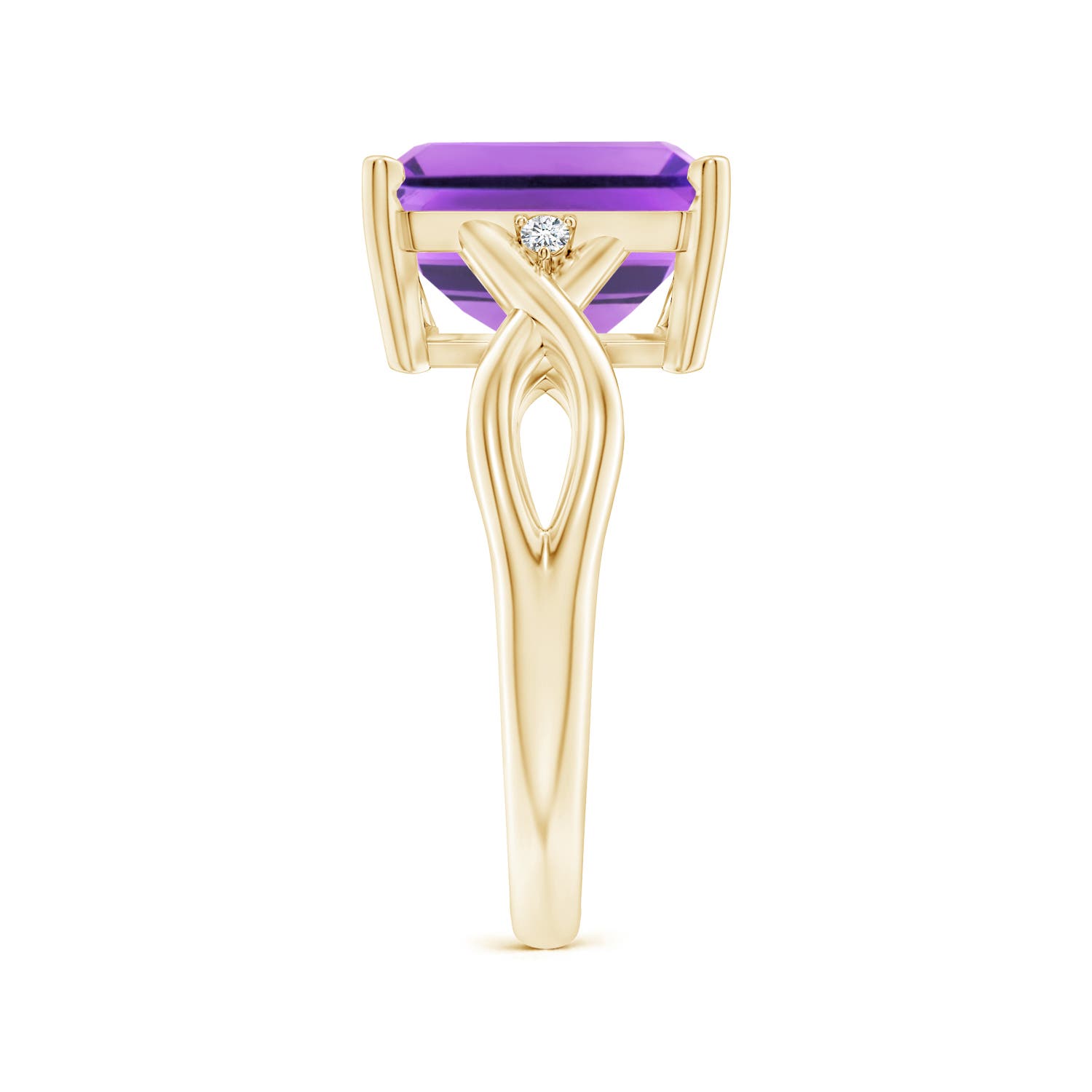 AA - Amethyst / 4.03 CT / 14 KT Yellow Gold