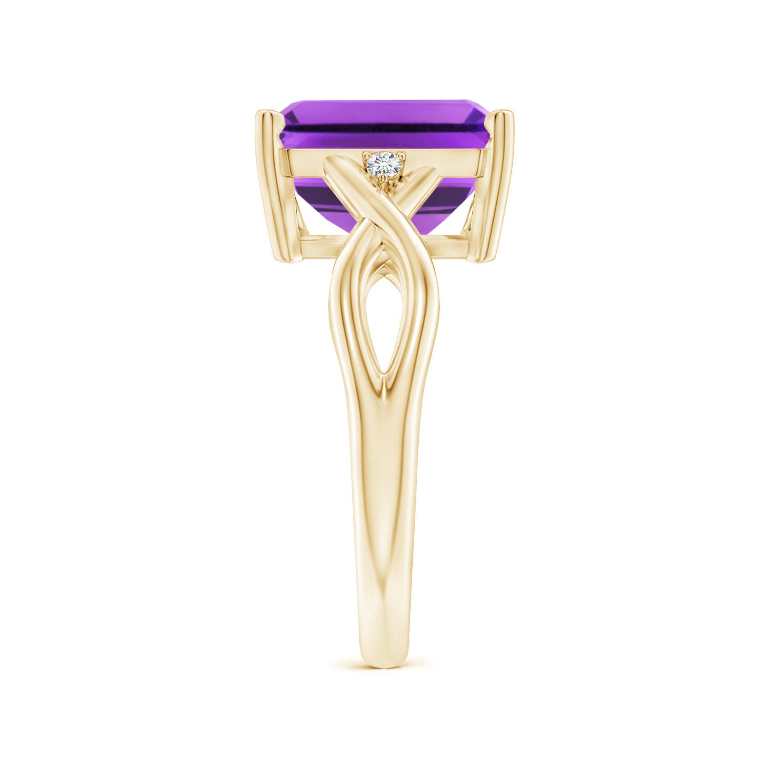 AAA - Amethyst / 4.03 CT / 14 KT Yellow Gold