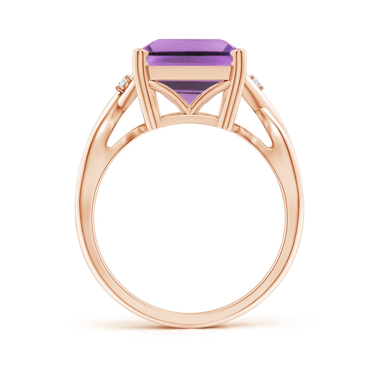 A - Amethyst / 6.53 CT / 14 KT Rose Gold