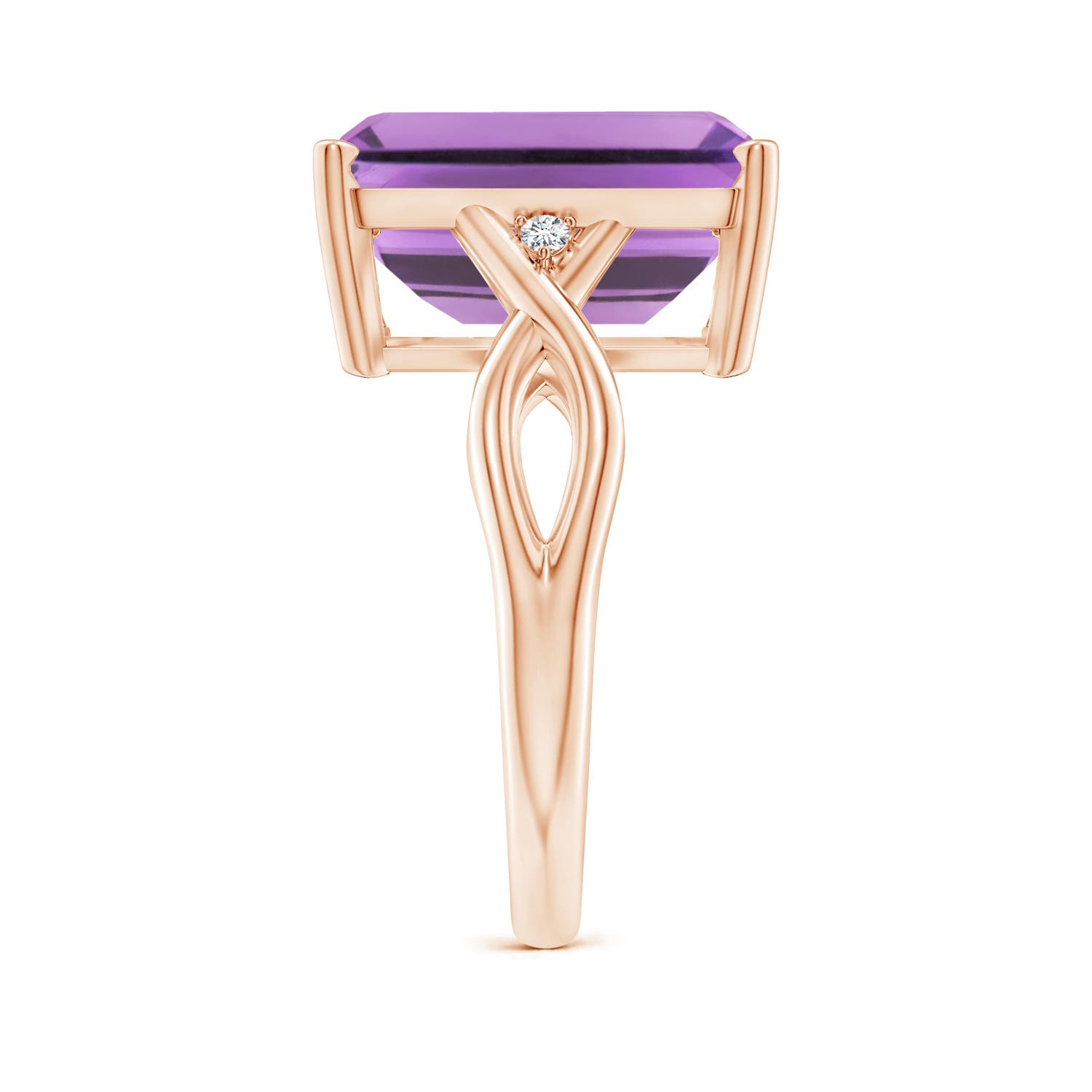 A - Amethyst / 6.53 CT / 14 KT Rose Gold