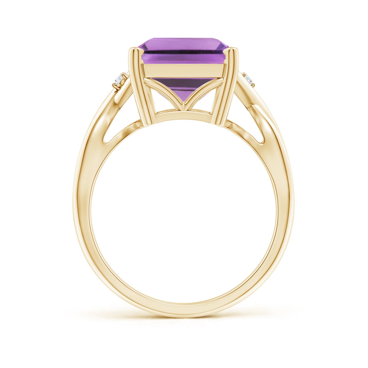 A - Amethyst / 6.53 CT / 14 KT Yellow Gold