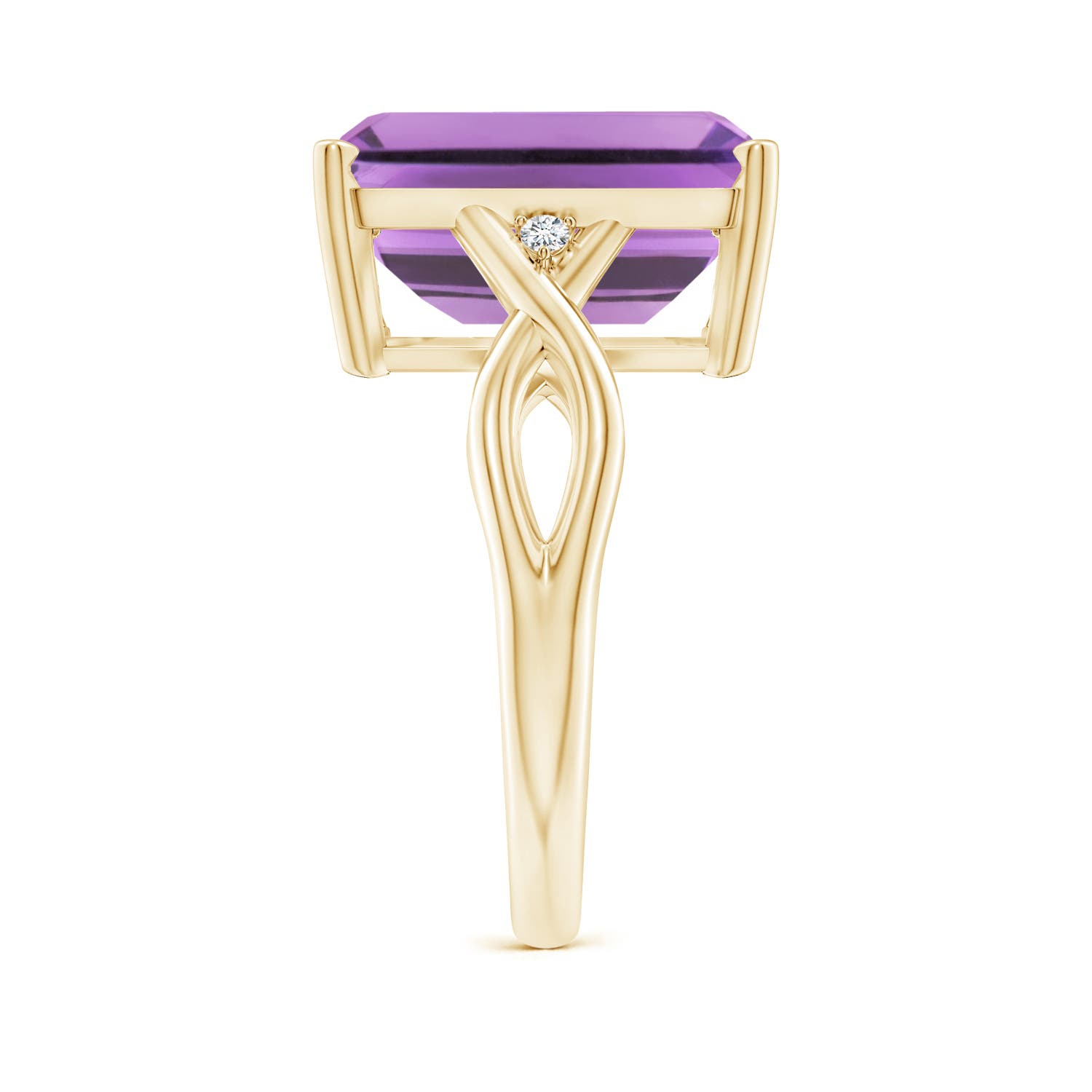 A - Amethyst / 6.53 CT / 14 KT Yellow Gold