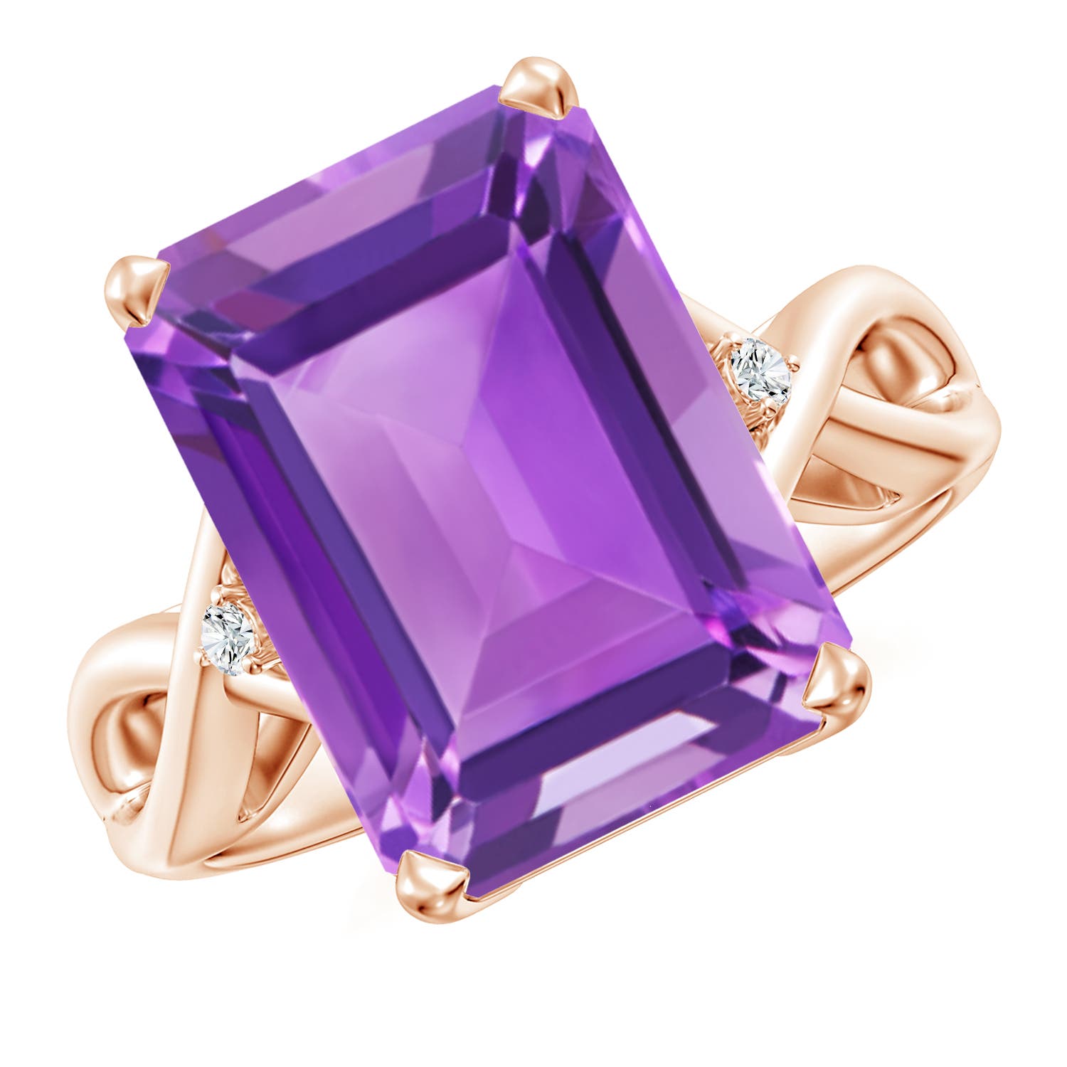 AA - Amethyst / 6.53 CT / 14 KT Rose Gold