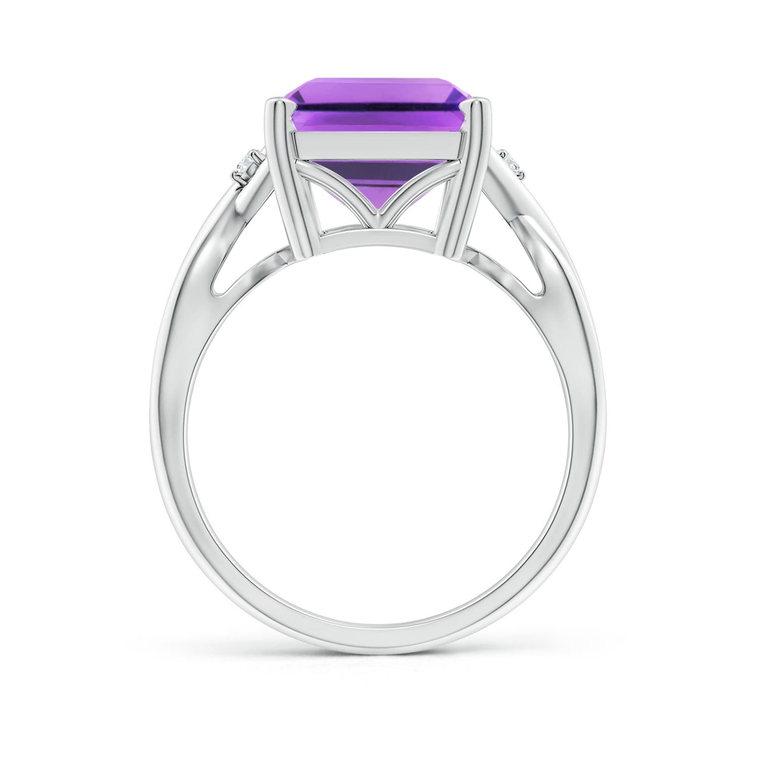 AA - Amethyst / 6.53 CT / 14 KT White Gold