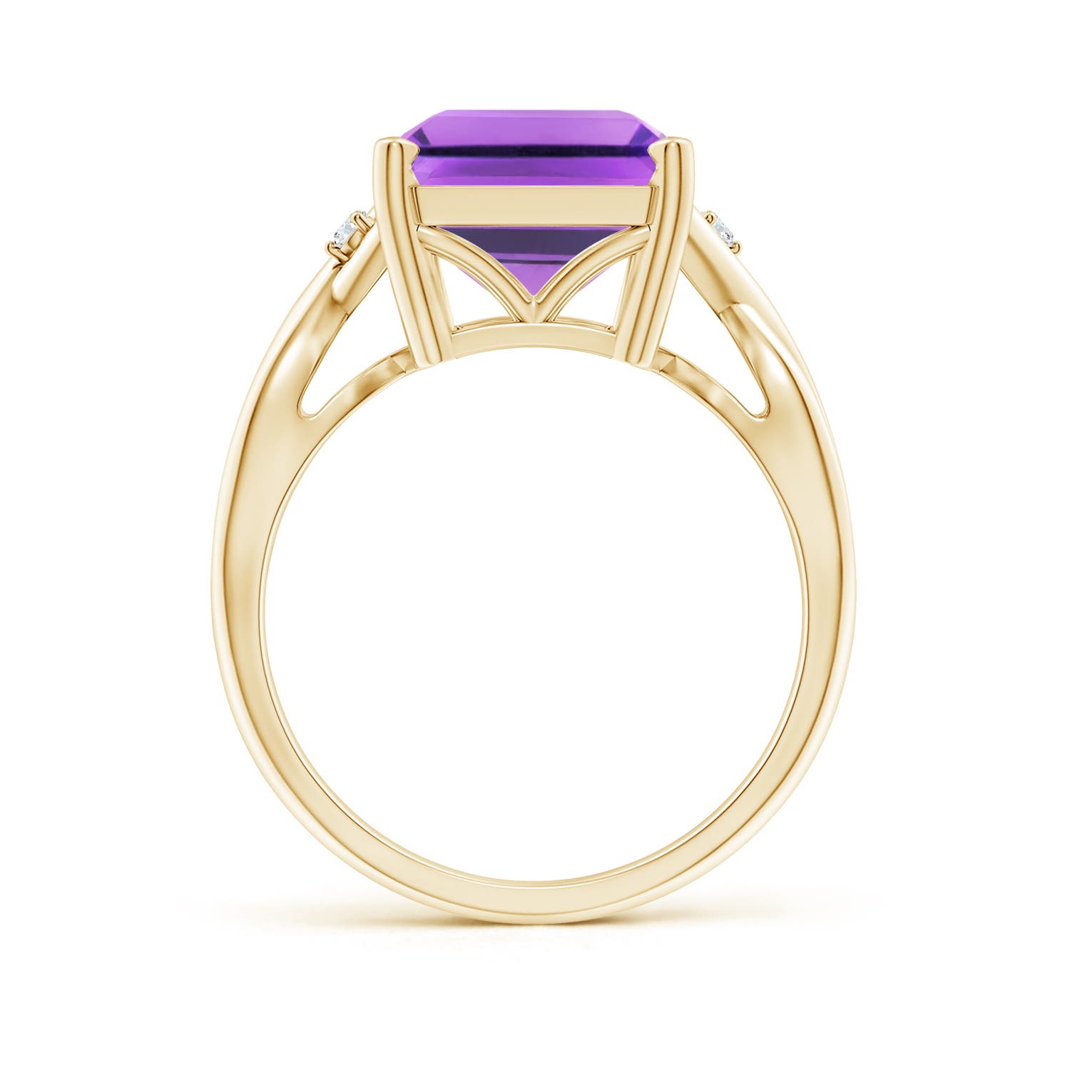 AA - Amethyst / 6.53 CT / 14 KT Yellow Gold