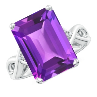 Emerald Cut AAA Amethyst