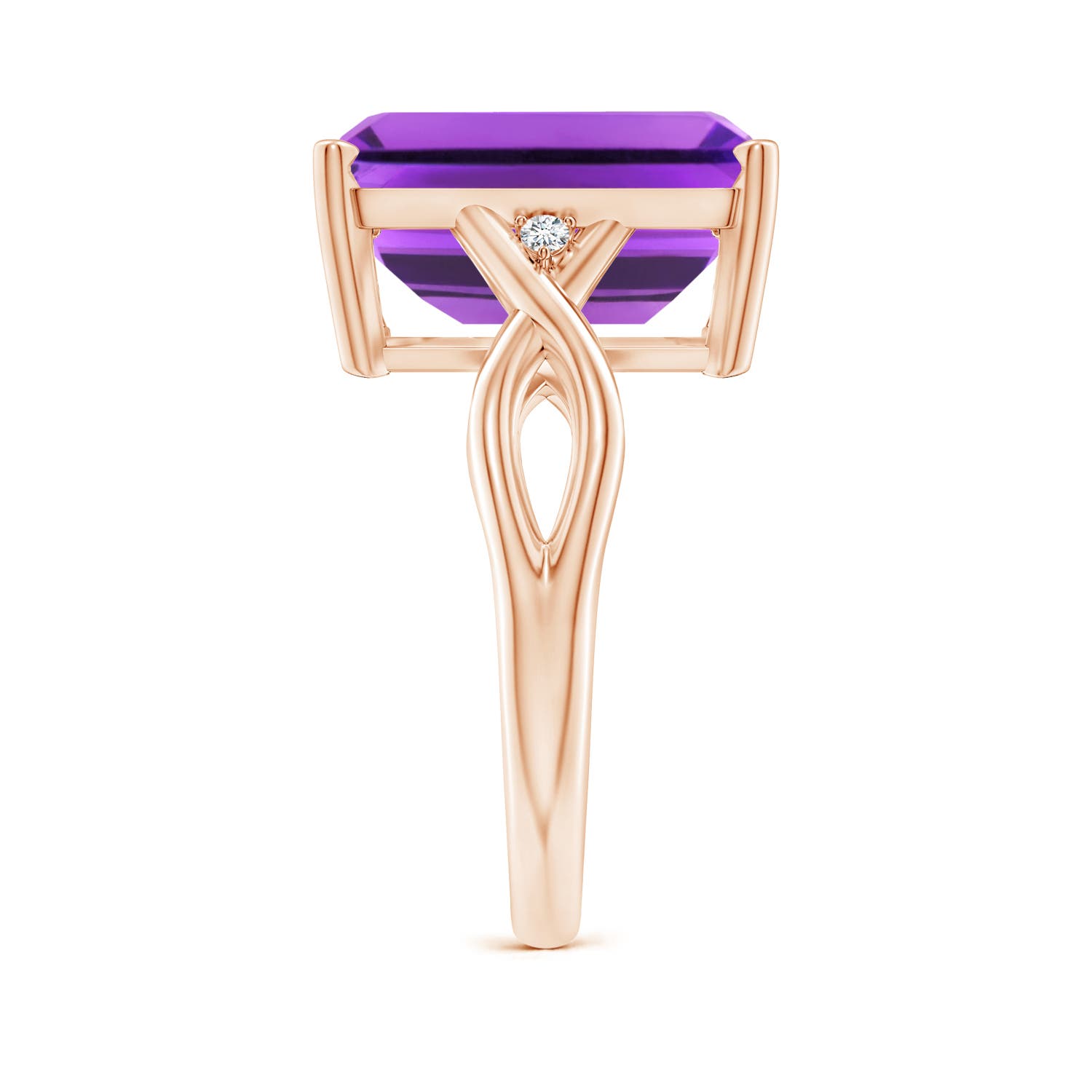 AAA - Amethyst / 6.53 CT / 14 KT Rose Gold