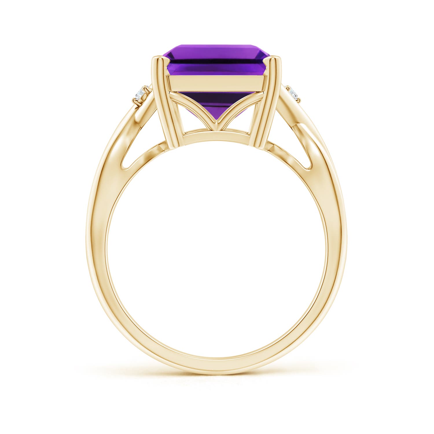 AAAA - Amethyst / 6.53 CT / 14 KT Yellow Gold