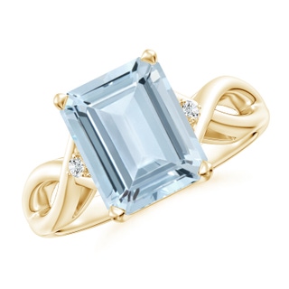 Emerald Cut A Aquamarine