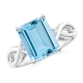 Emerald Cut AAAA Aquamarine