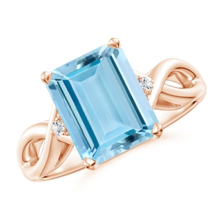 Emerald Cut AAAA Aquamarine