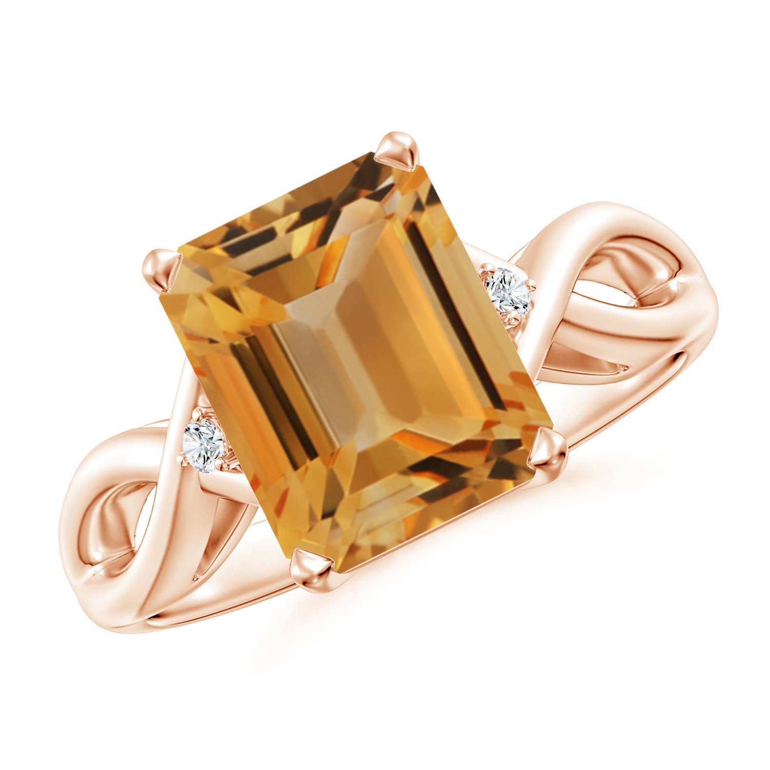 A - Citrine / 3.13 CT / 14 KT Rose Gold