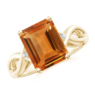 Emerald Cut AAA Citrine