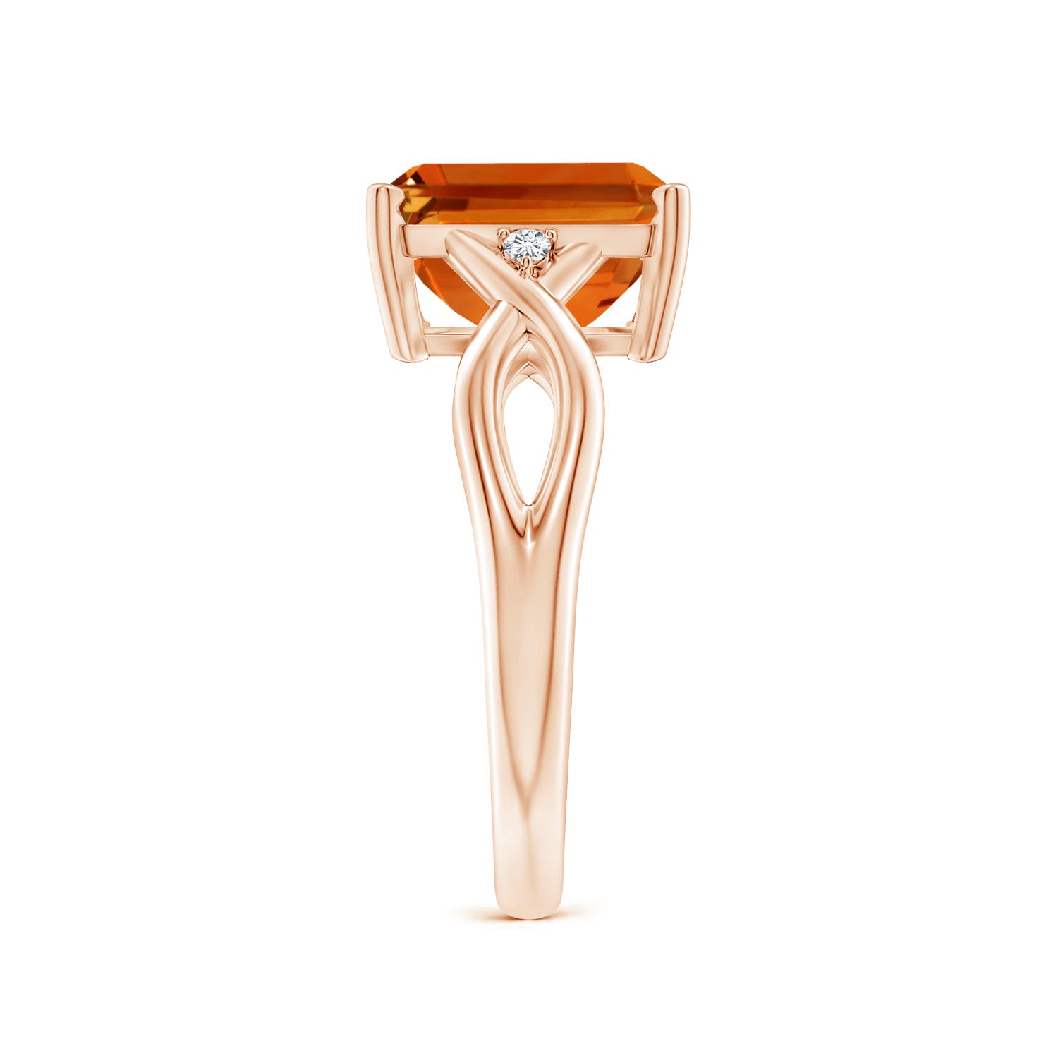 AAAA - Citrine / 3.13 CT / 14 KT Rose Gold