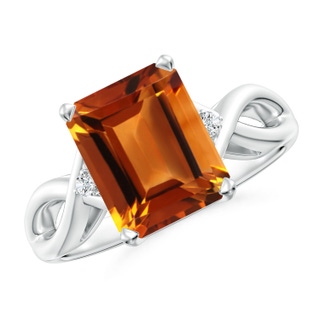 Emerald Cut AAAA Citrine