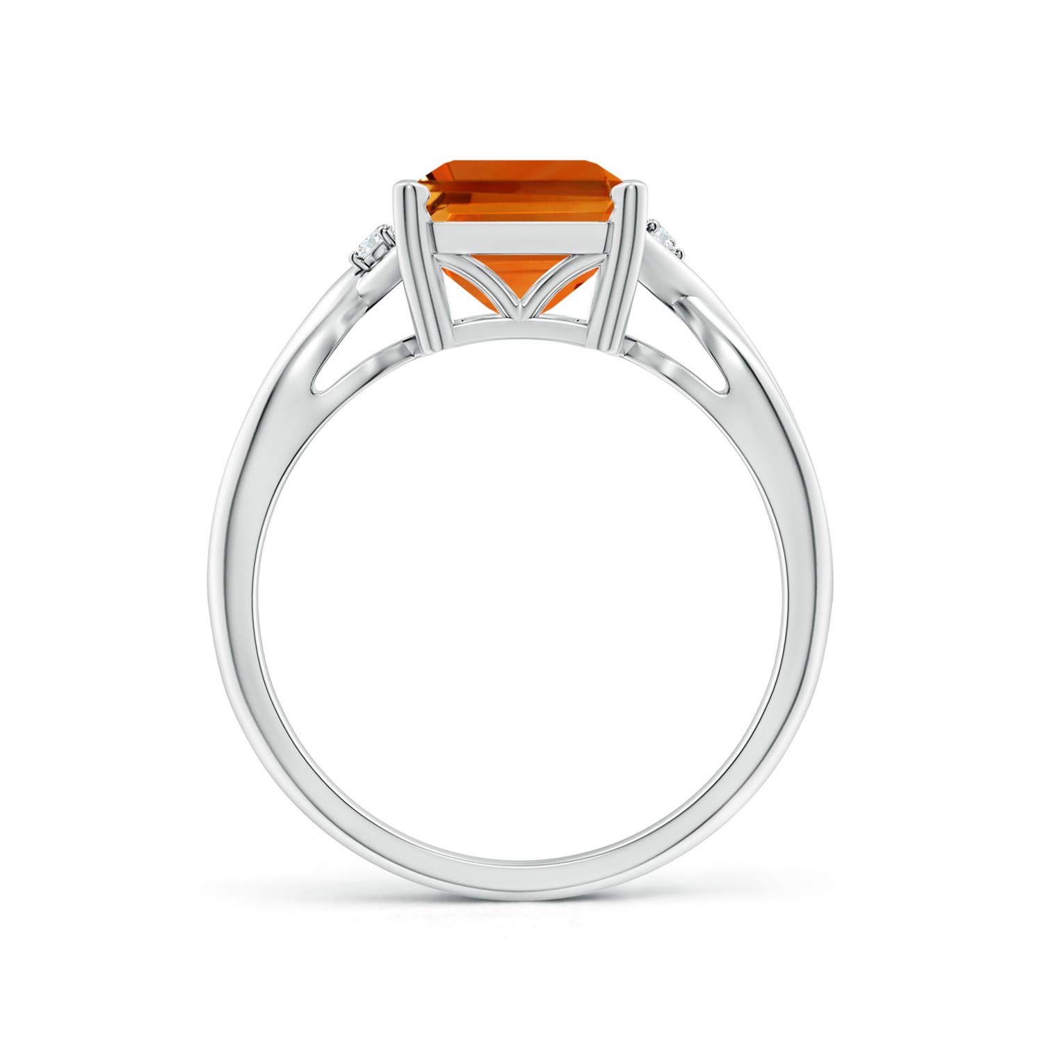 AAAA - Citrine / 3.13 CT / 14 KT White Gold