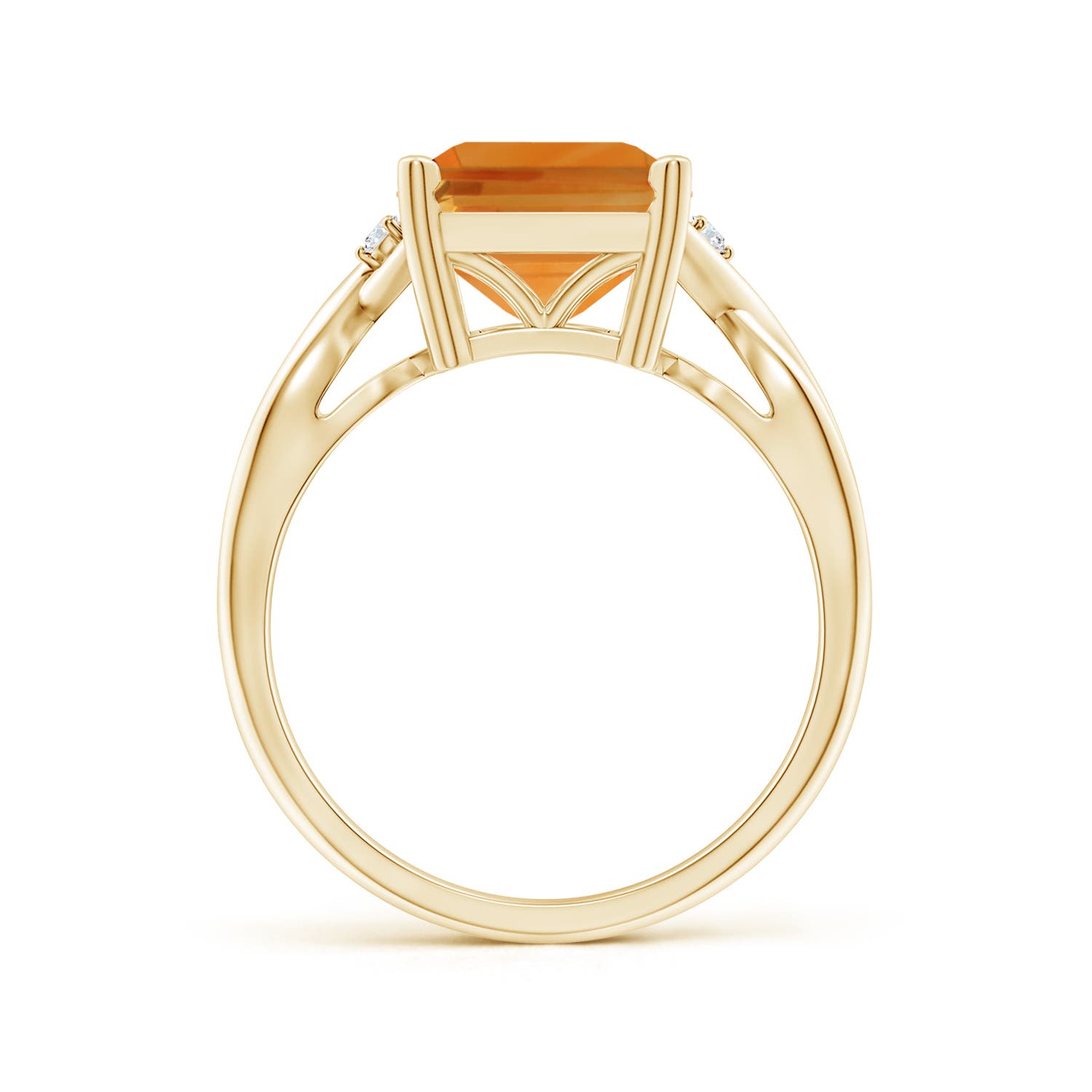 AA - Citrine / 4.23 CT / 14 KT Yellow Gold