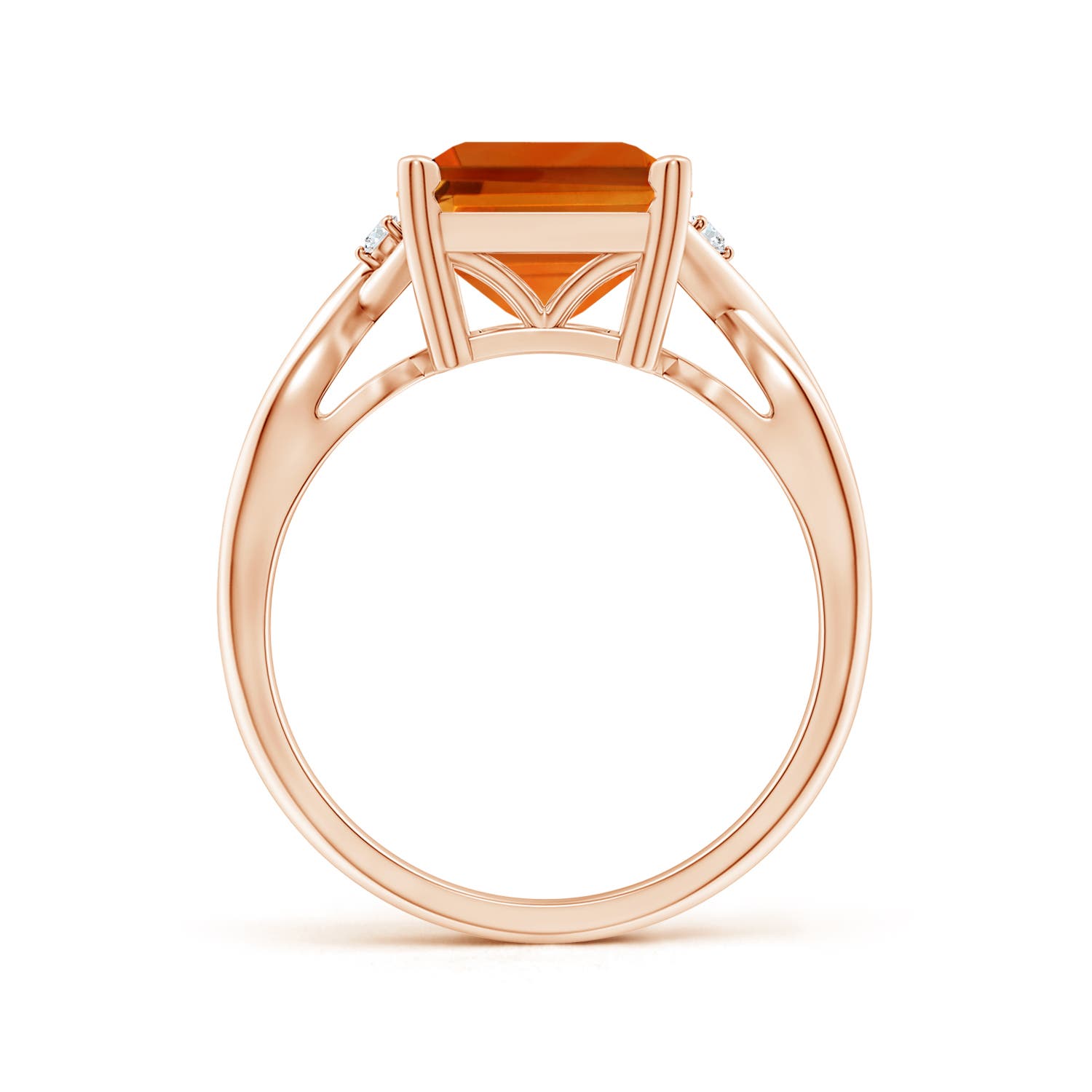 AAAA - Citrine / 4.23 CT / 14 KT Rose Gold