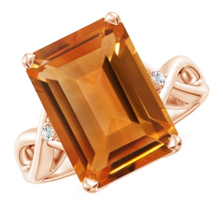 Emerald Cut AAA Citrine