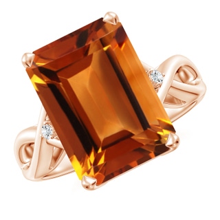 Emerald Cut AAAA Citrine