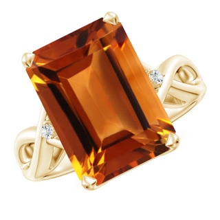 Emerald Cut AAAA Citrine