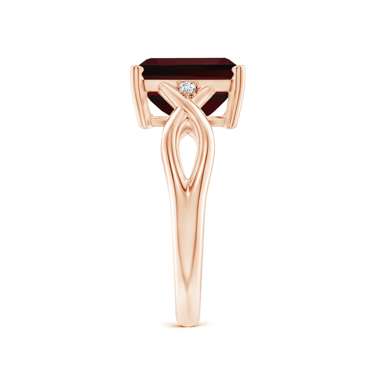 AAA - Garnet / 4.03 CT / 14 KT Rose Gold