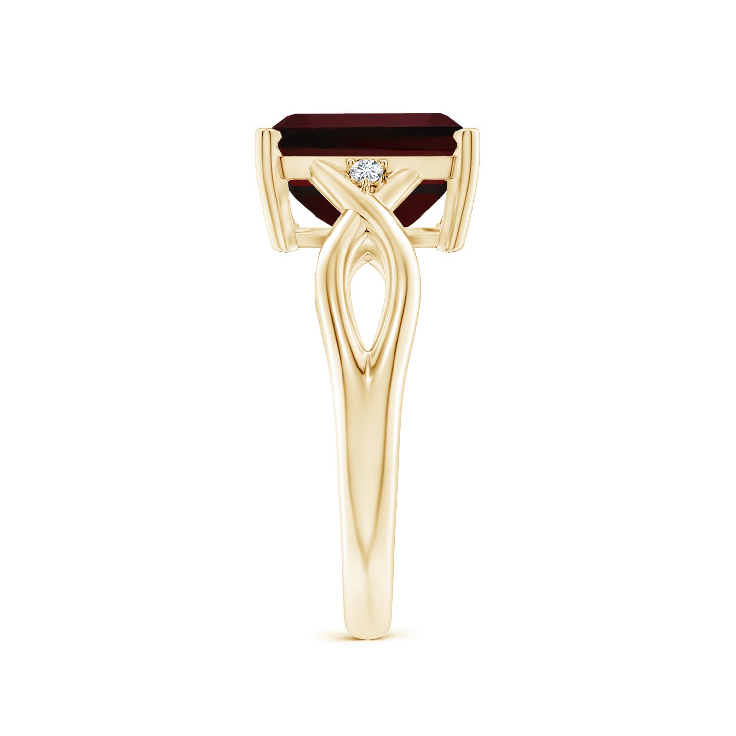 AAA - Garnet / 4.03 CT / 14 KT Yellow Gold