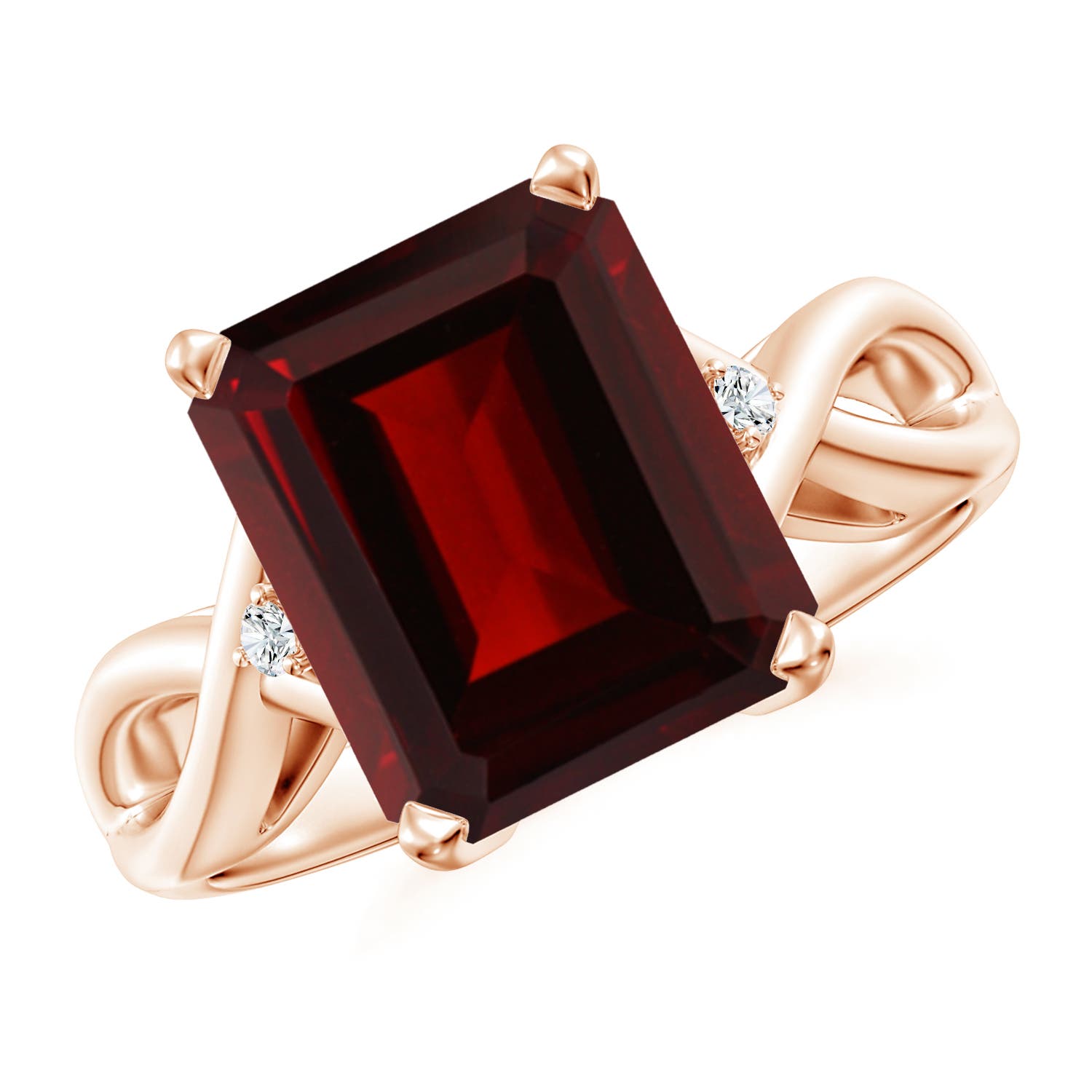 AA - Garnet / 5.53 CT / 14 KT Rose Gold