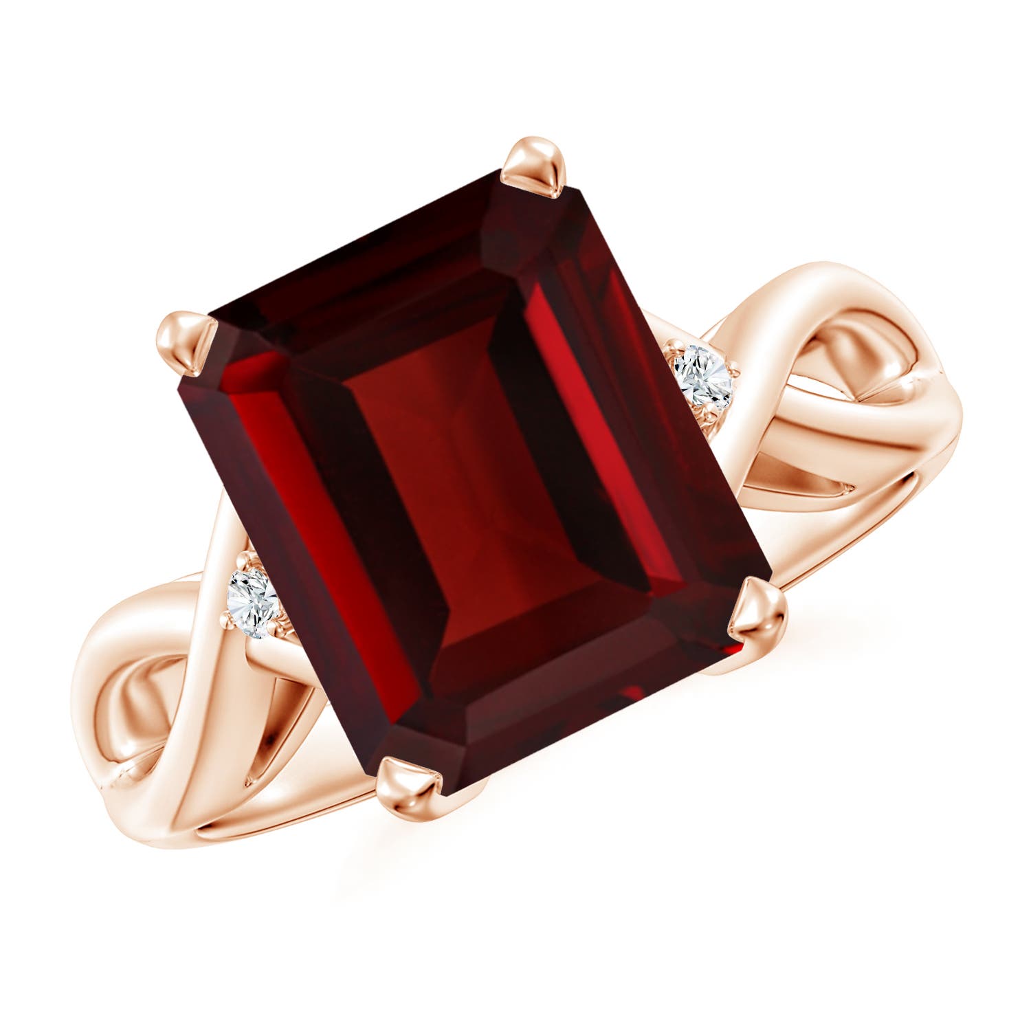 AAA - Garnet / 5.53 CT / 14 KT Rose Gold