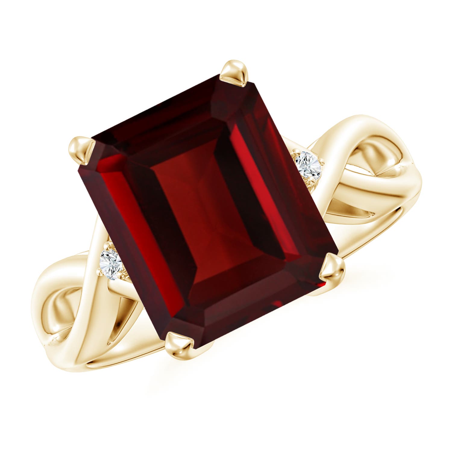 AAA - Garnet / 5.53 CT / 14 KT Yellow Gold