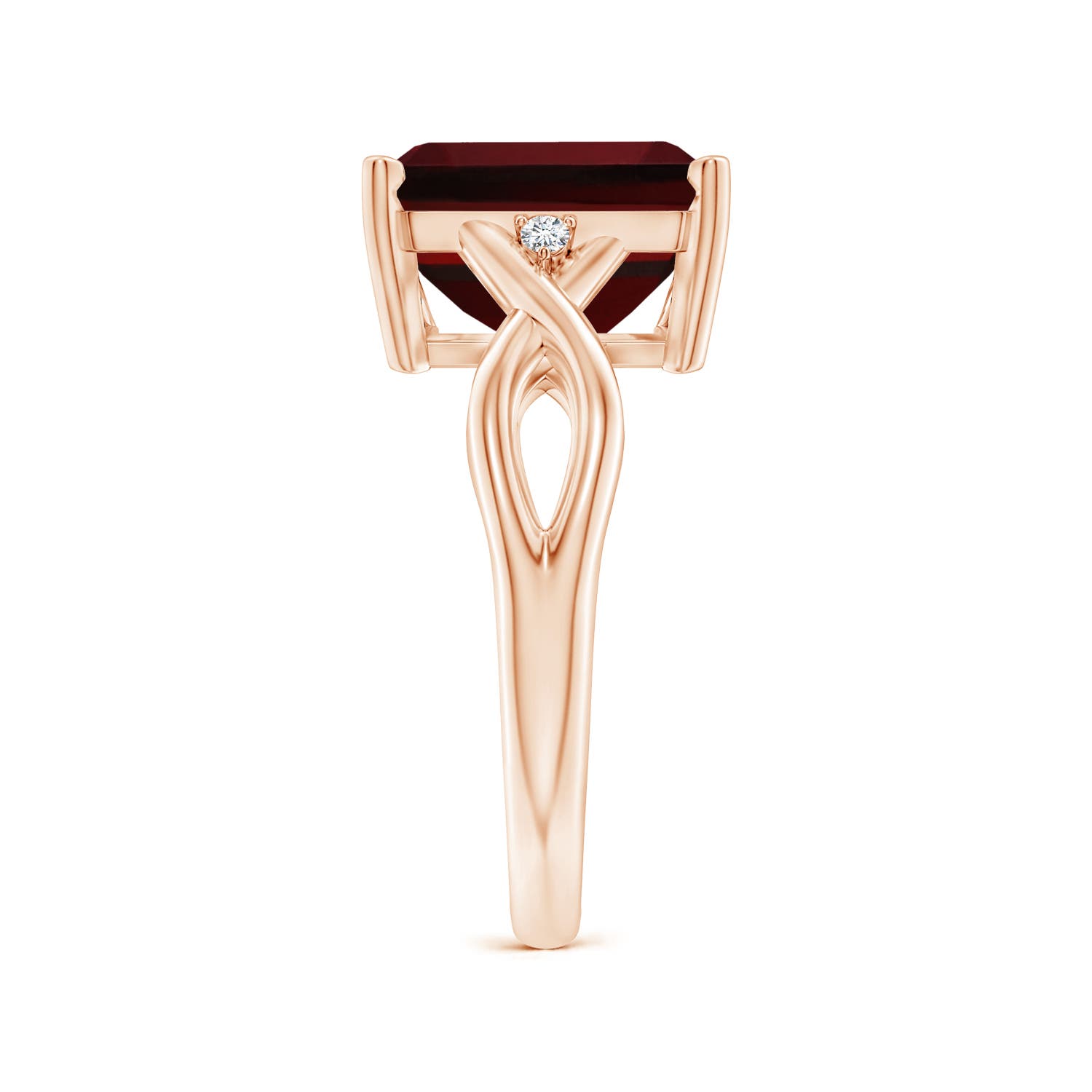 AAAA - Garnet / 5.53 CT / 14 KT Rose Gold