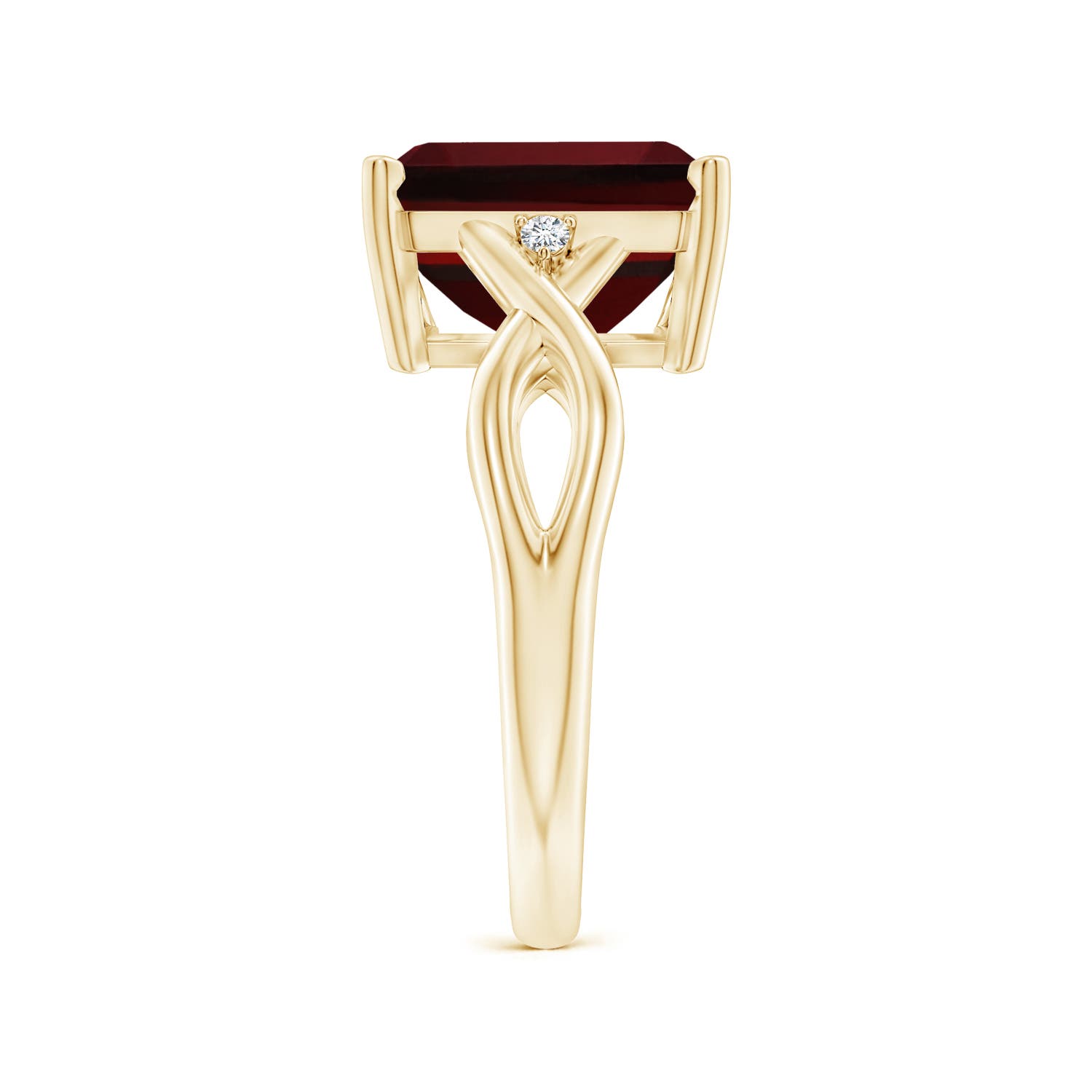 AAAA - Garnet / 5.53 CT / 14 KT Yellow Gold