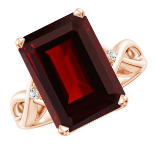 Emerald Cut AA Garnet