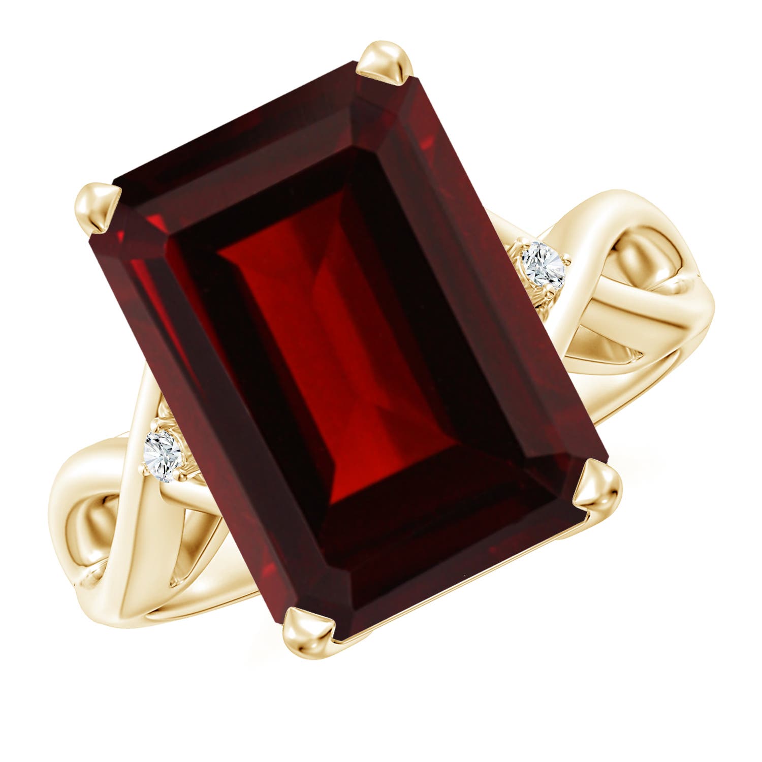 AA - Garnet / 8.53 CT / 14 KT Yellow Gold