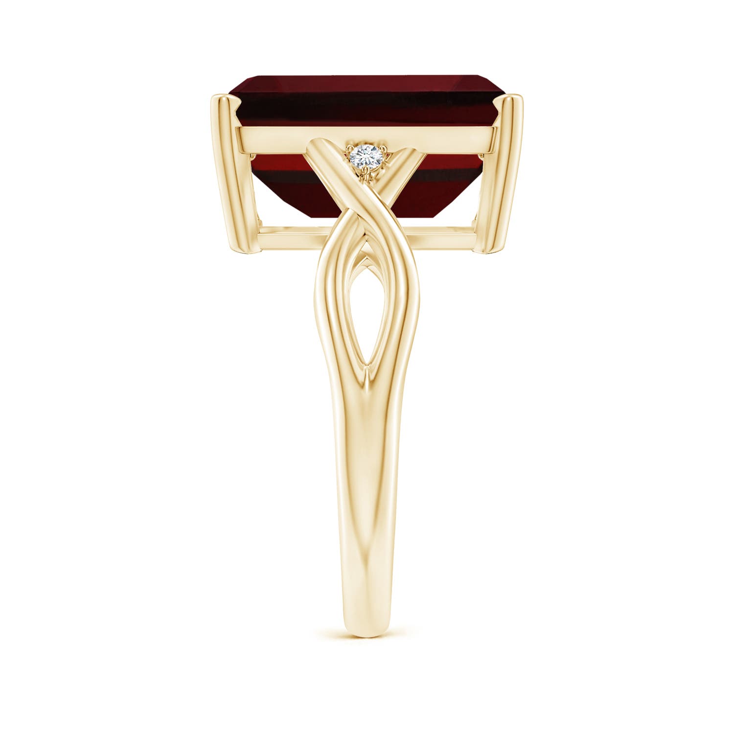 AAAA - Garnet / 8.53 CT / 14 KT Yellow Gold