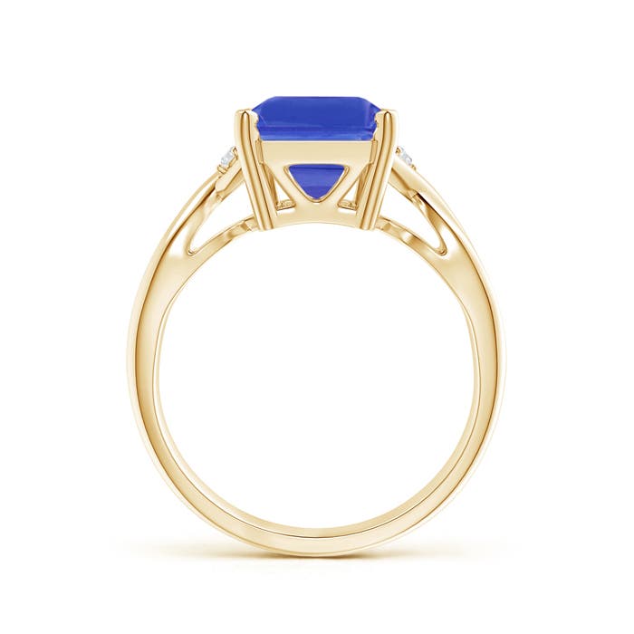 AAA - Tanzanite / 3.18 CT / 14 KT Yellow Gold