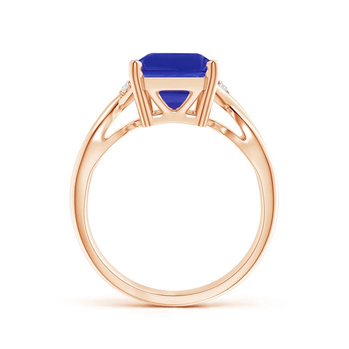 AAAA - Tanzanite / 3.18 CT / 14 KT Rose Gold