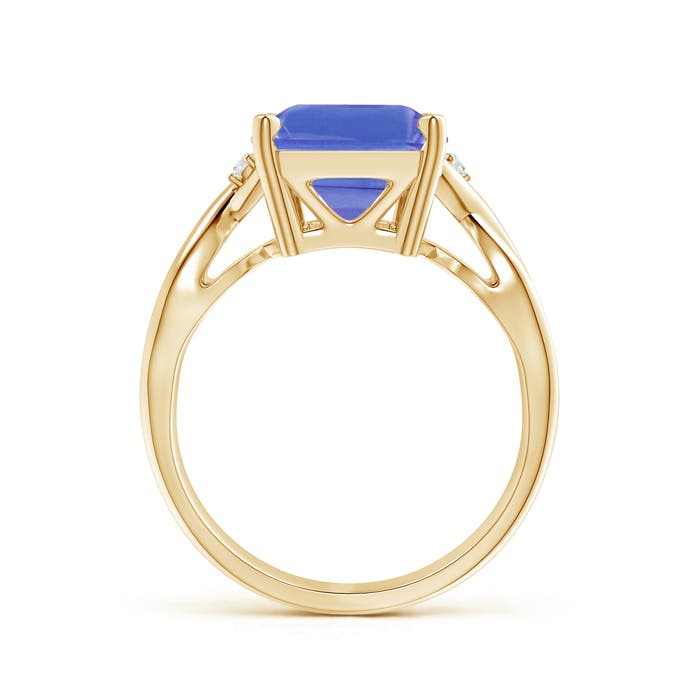 AA - Tanzanite / 5.43 CT / 14 KT Yellow Gold