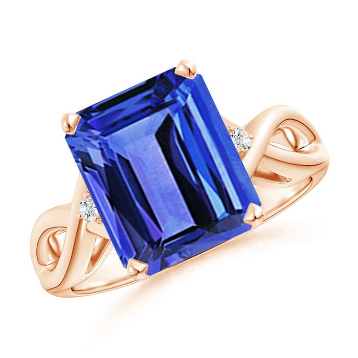 AAA - Tanzanite / 5.43 CT / 14 KT Rose Gold