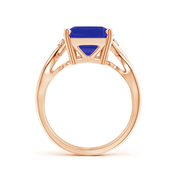 AAAA - Tanzanite / 5.43 CT / 14 KT Rose Gold