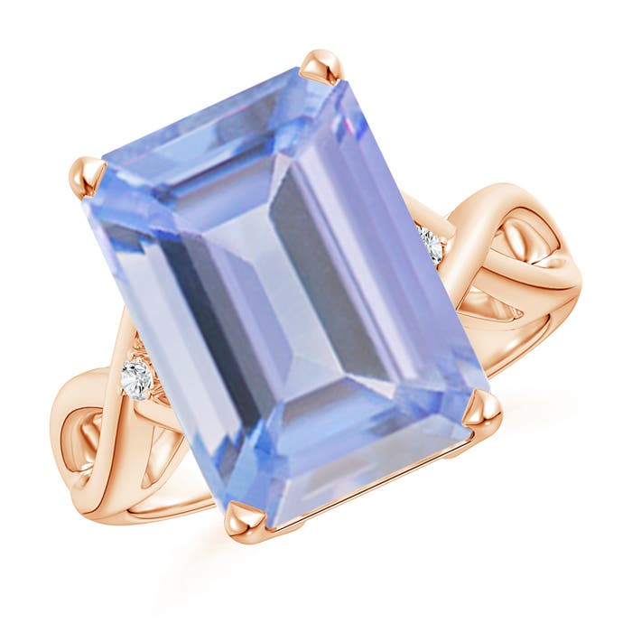 A - Tanzanite / 7.03 CT / 14 KT Rose Gold